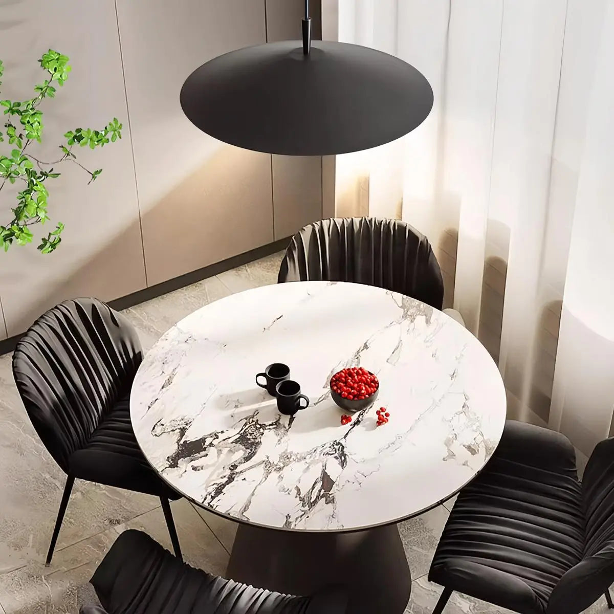 Antizer Minimalist Flying Saucer Pendant Light for Dining Room