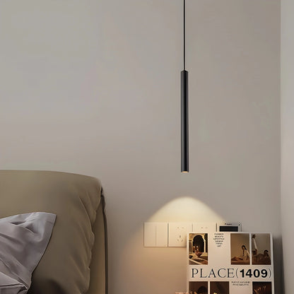 Antizer Modern Long Tube Led Pendant Light Bedside Lamp