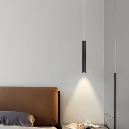 Antizer Modern Long Tube Led Pendant Light Bedside Lamp