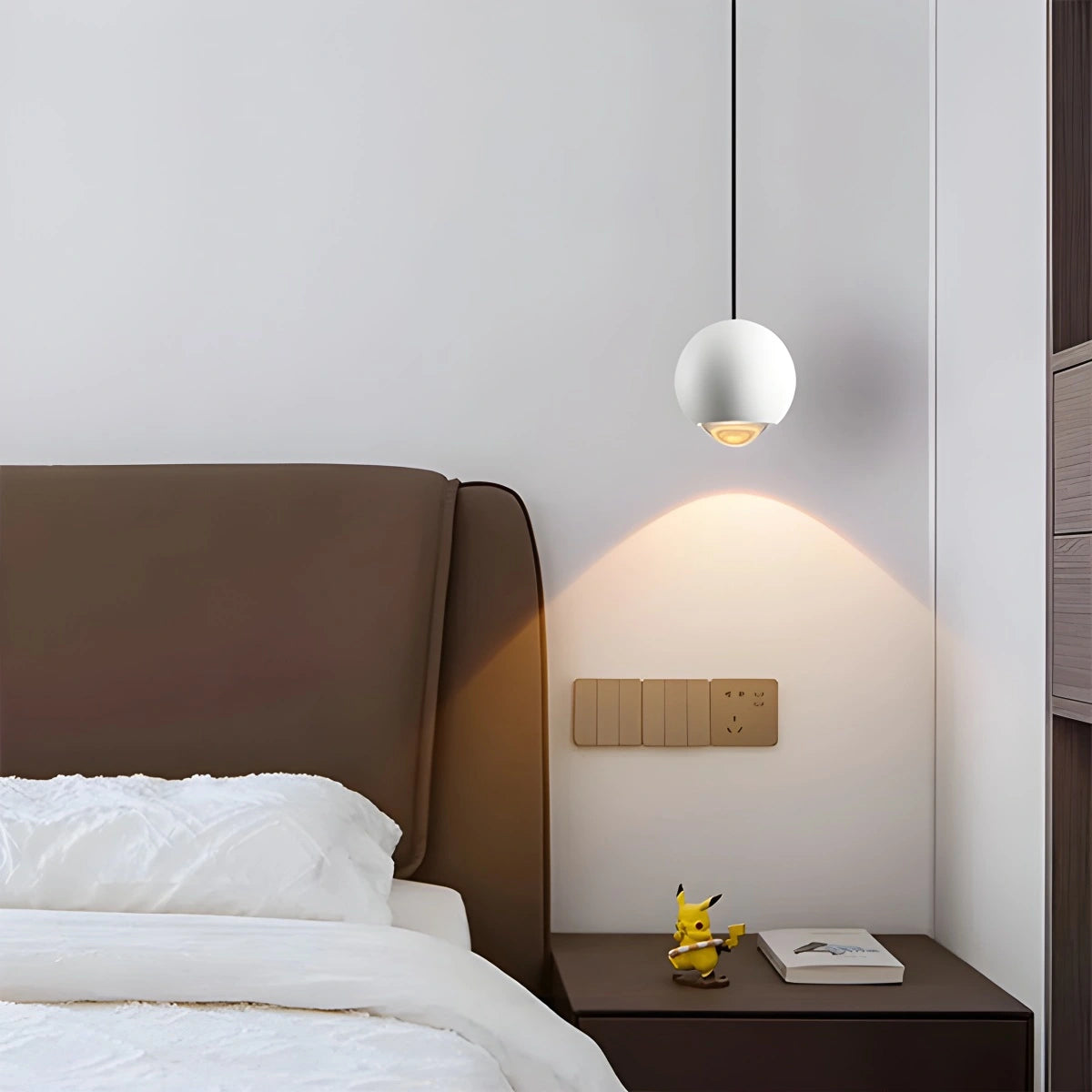 Antizer Modern Minimalist Ball Shape LED Pendant Light