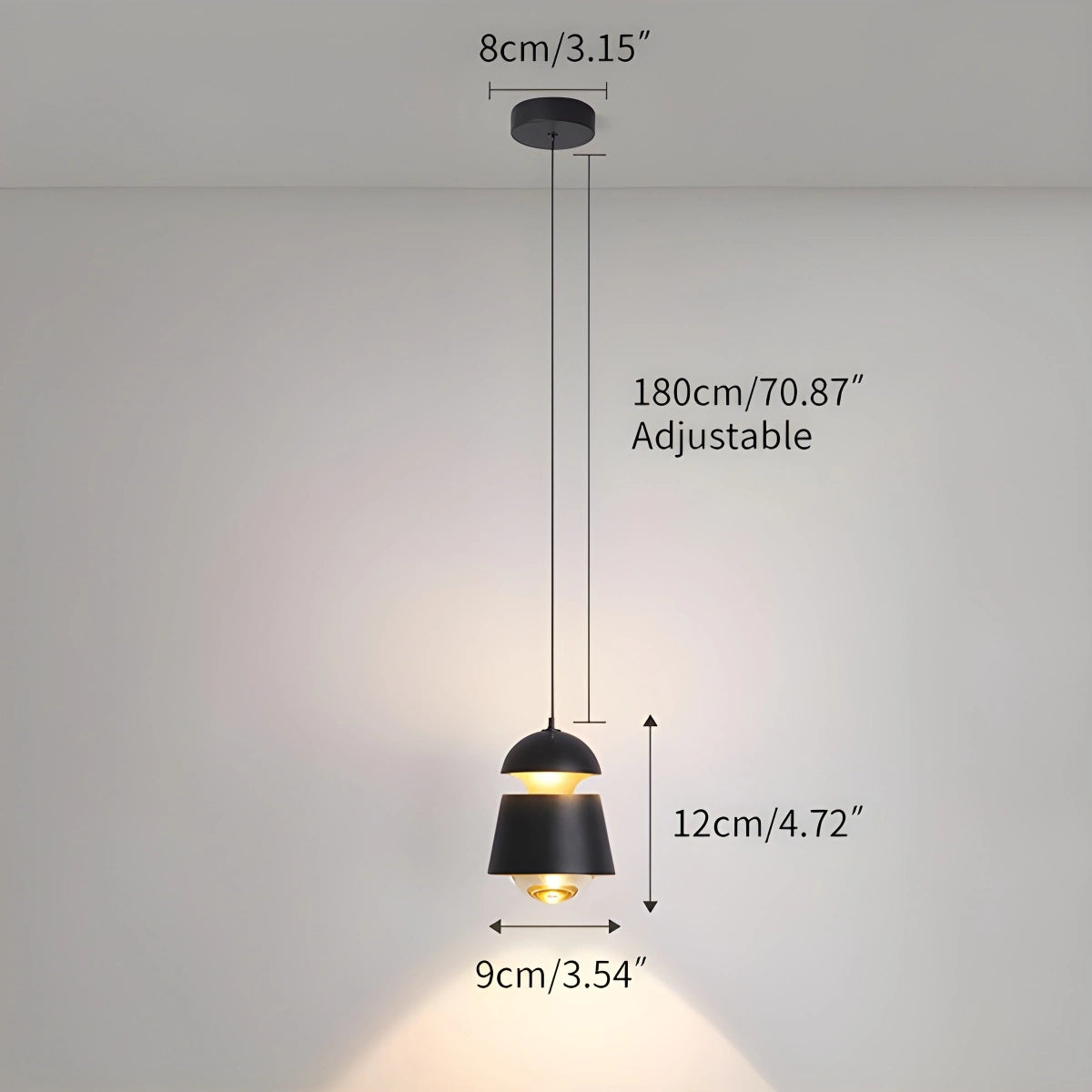 Antizer Modern Kitchen Island Pendant Light Bedside Lamp