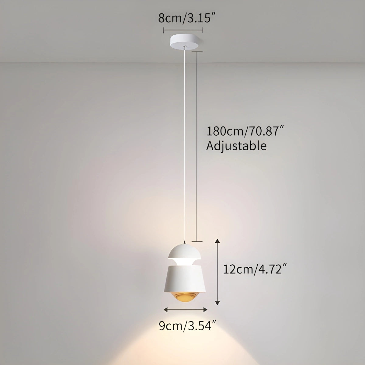 Antizer Modern Kitchen Island Pendant Light Bedside Lamp