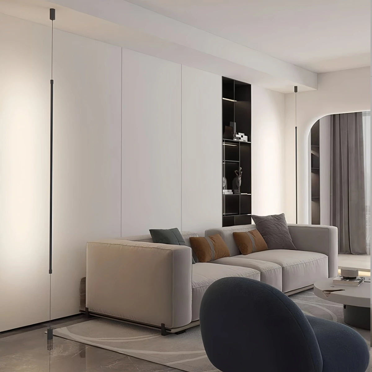 Antizer Modern Long Line Floor To Ceiling Light