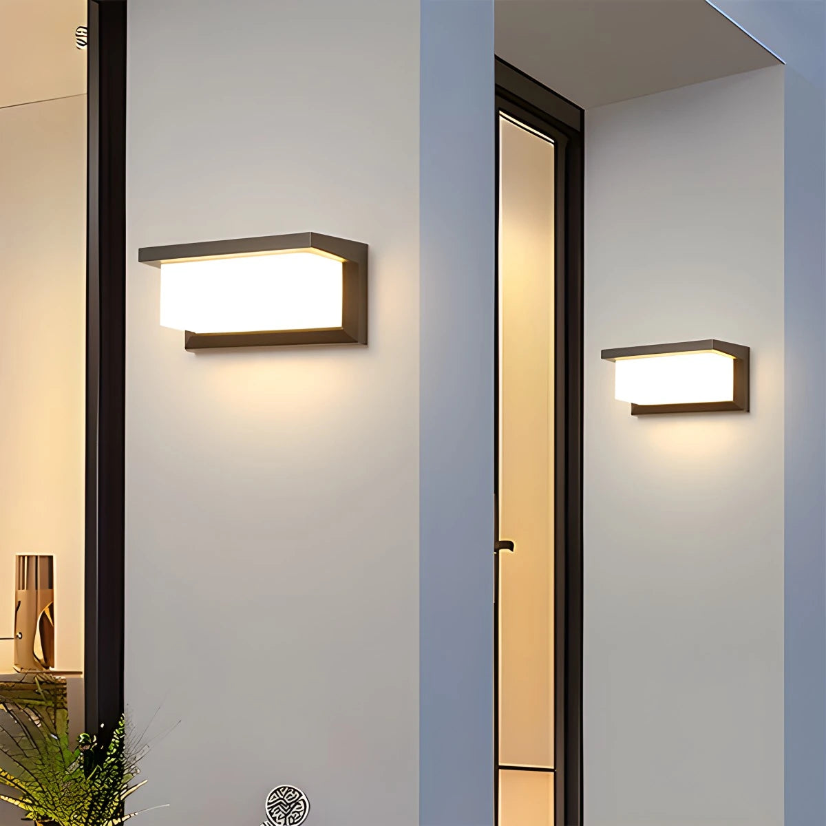 Antizer Modern Outdoor LED Waterproof Wall Sconce Porch Light