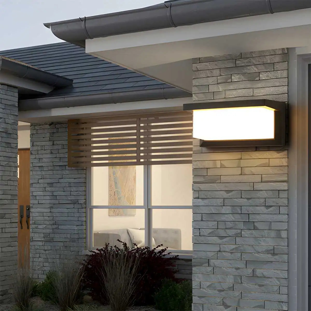 Antizer Modern Outdoor LED Waterproof Wall Sconce Porch Light