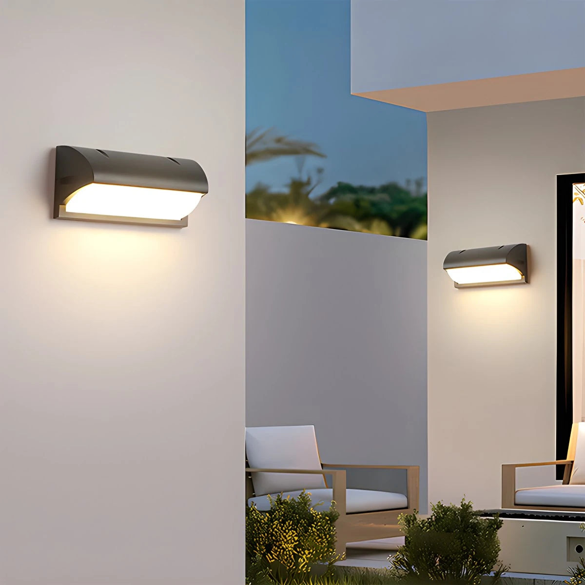 Antizer Modern Outdoor LED Waterproof Wall Sconce Porch Light