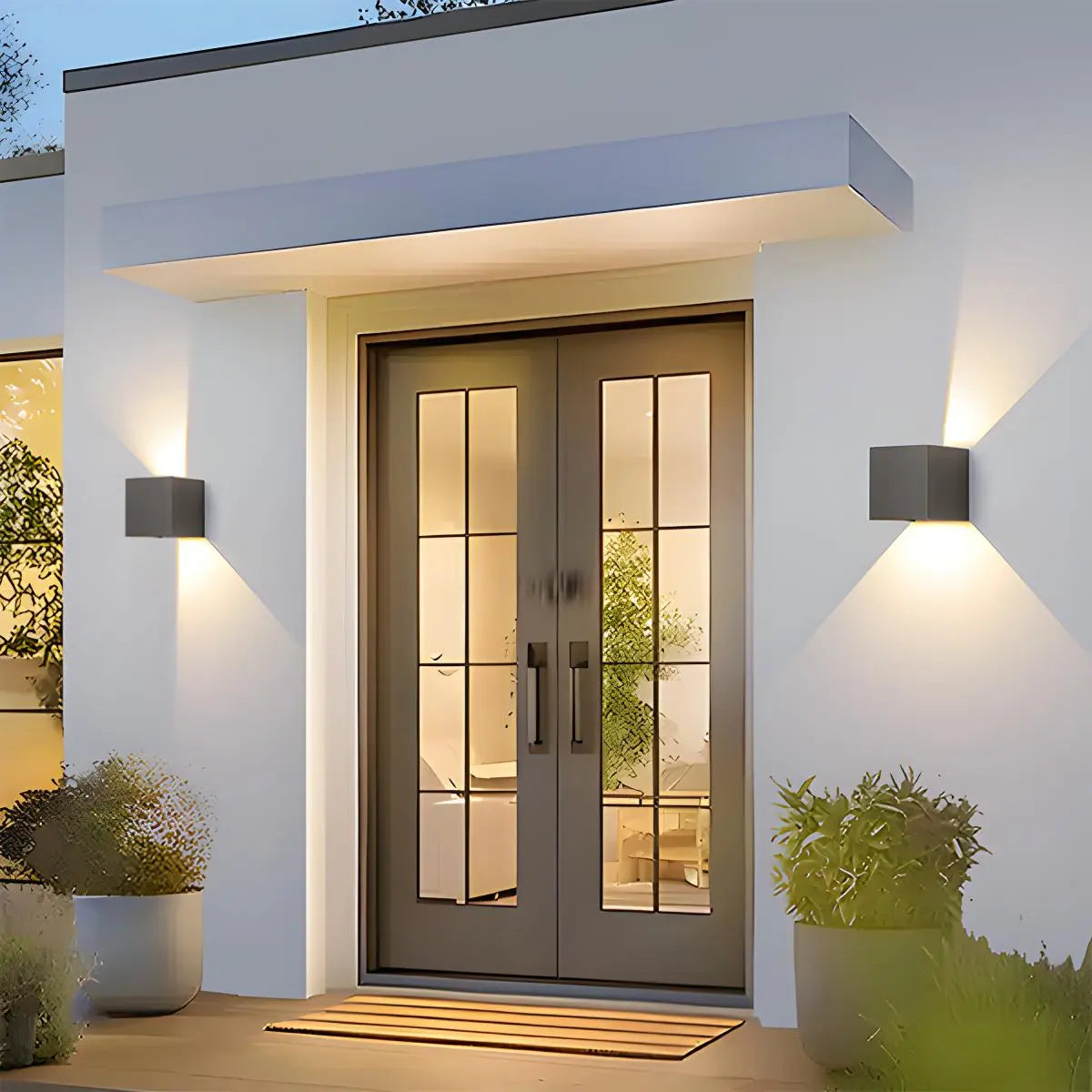 Antizer Outdoor Aluminum Waterproof Garden LED Wall Light