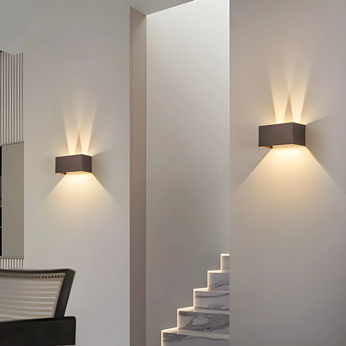 Antizer Outdoor Aluminum Waterproof Garden LED Wall Light