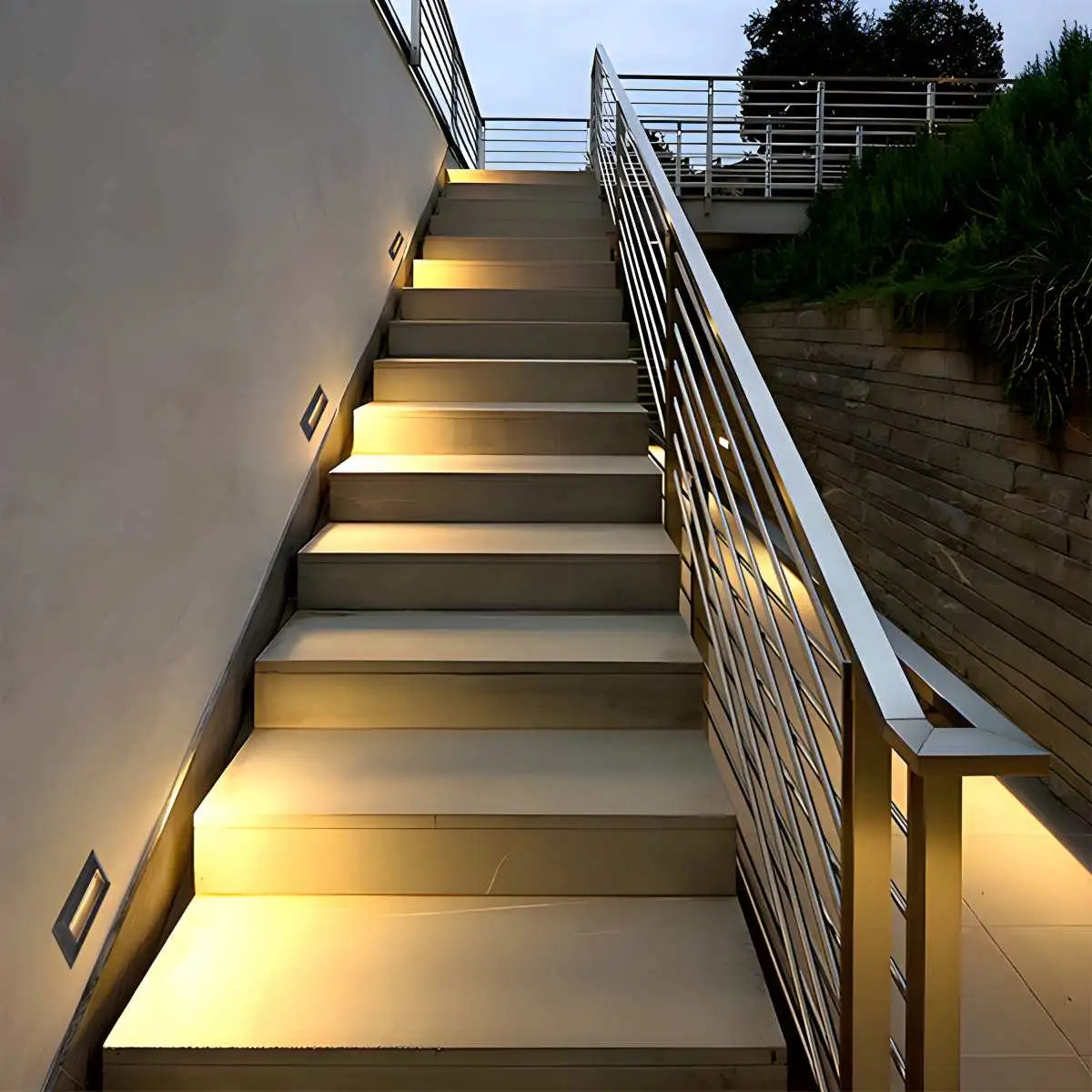Antizer Outdoor Waterproof Wall Sconce Garden Corridor Step Light