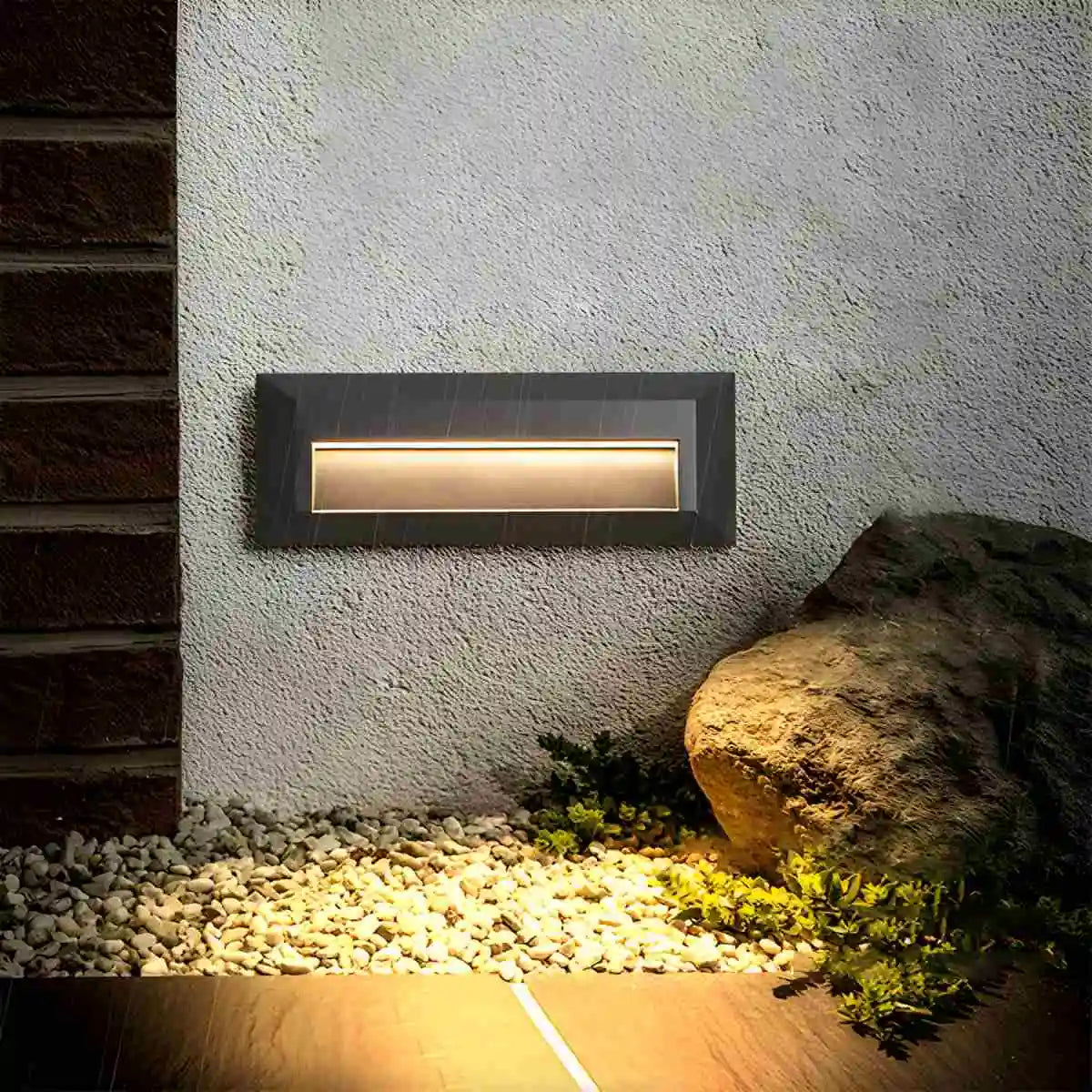 Antizer Outdoor Waterproof Wall Sconce Garden Corridor Step Light