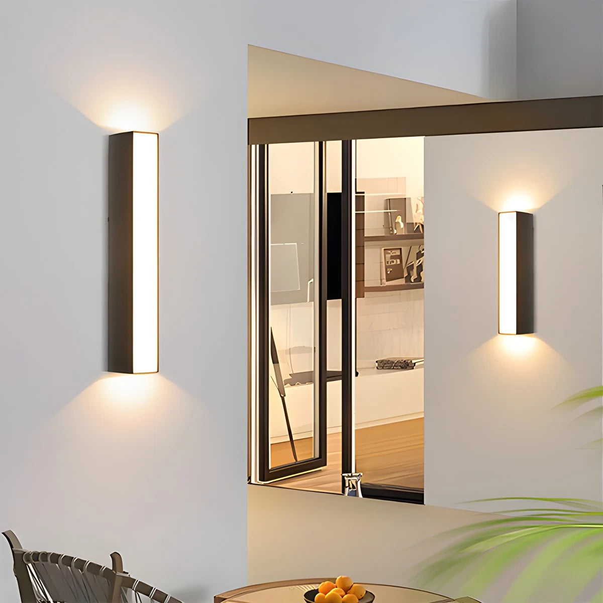 Antizer Outdoor Waterproof LED Strip Aluminum Wall Sconce