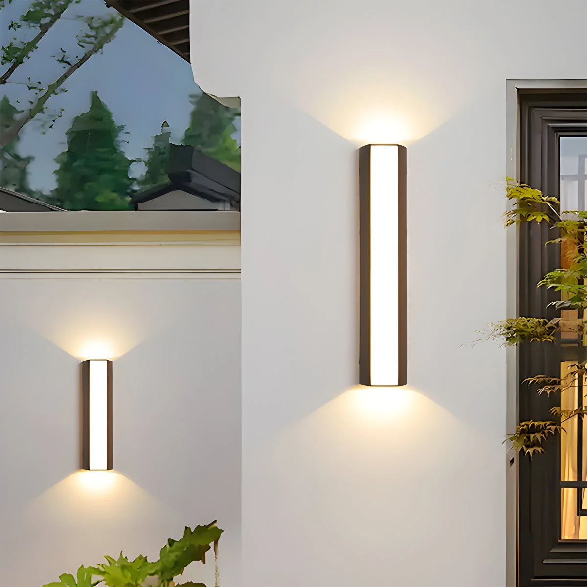Antizer Outdoor Waterproof LED Strip Aluminum Wall Sconce