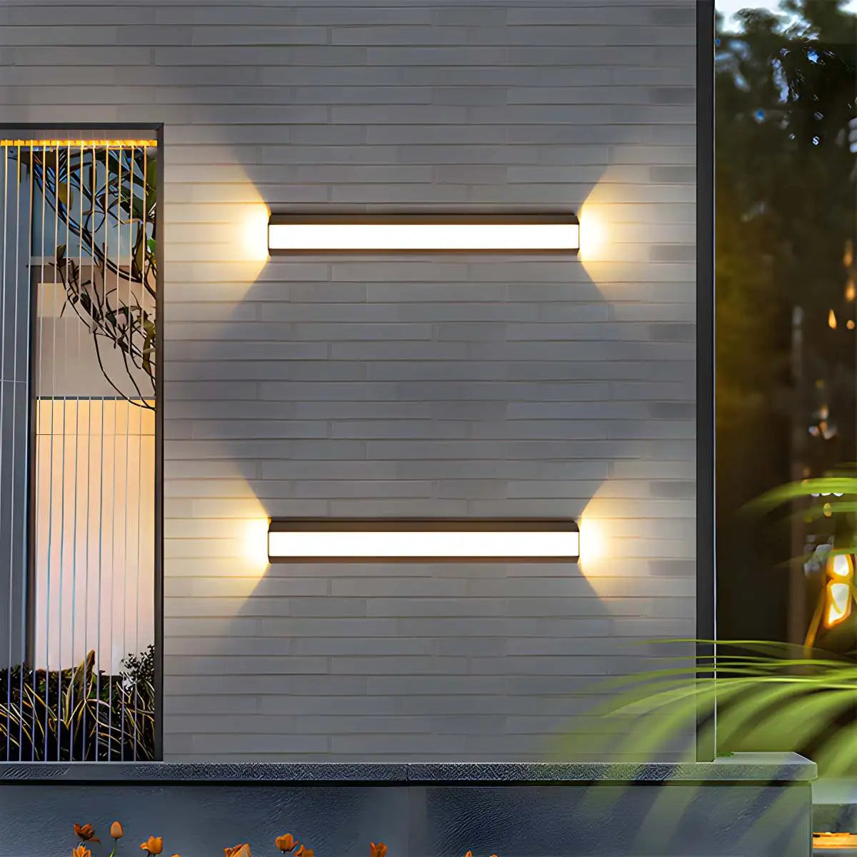 Antizer Outdoor Waterproof LED Strip Aluminum Wall Sconce