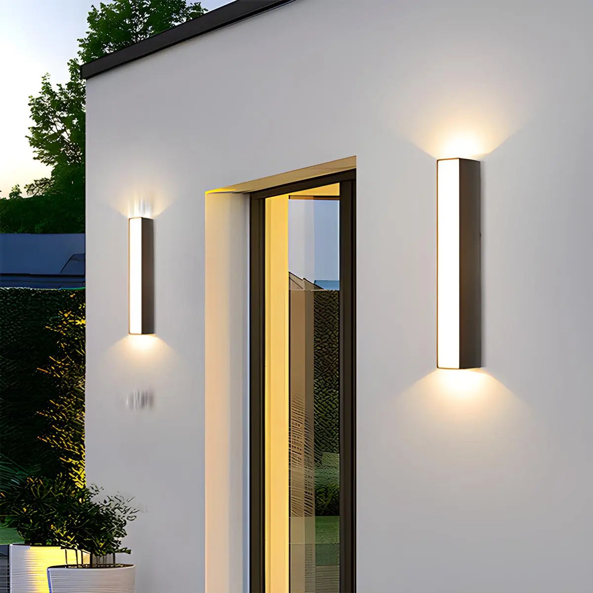 Antizer Outdoor Waterproof LED Strip Aluminum Wall Sconce