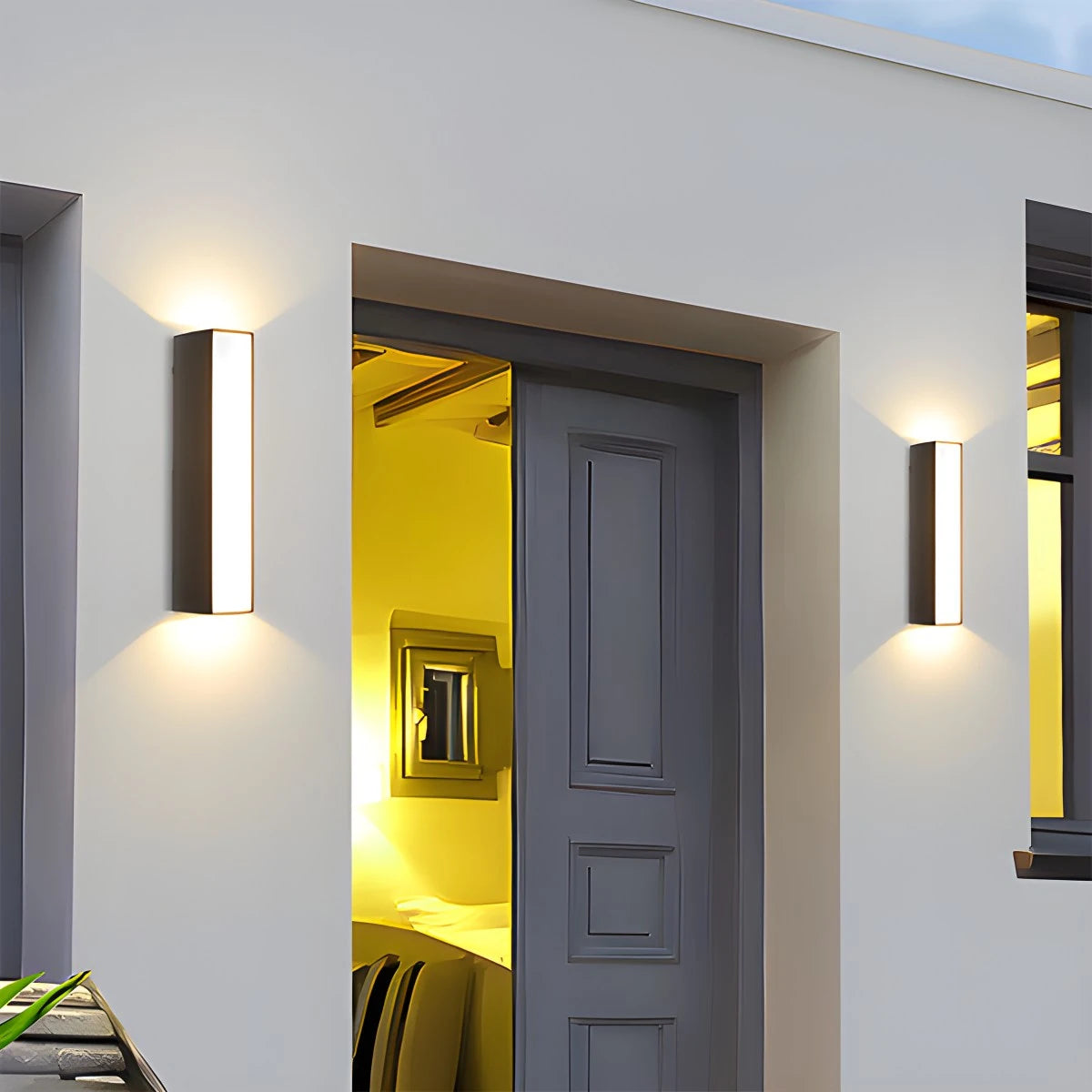 Antizer Outdoor Waterproof LED Strip Aluminum Wall Sconce