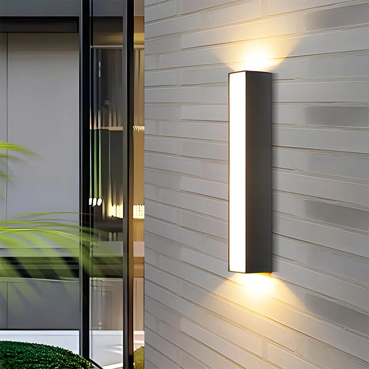 Antizer Outdoor Waterproof LED Strip Aluminum Wall Sconce