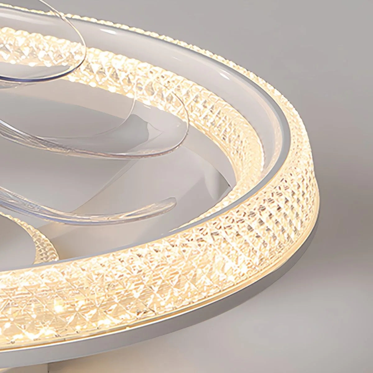 Antizer Creative Circular LED Ceiling Fan Light