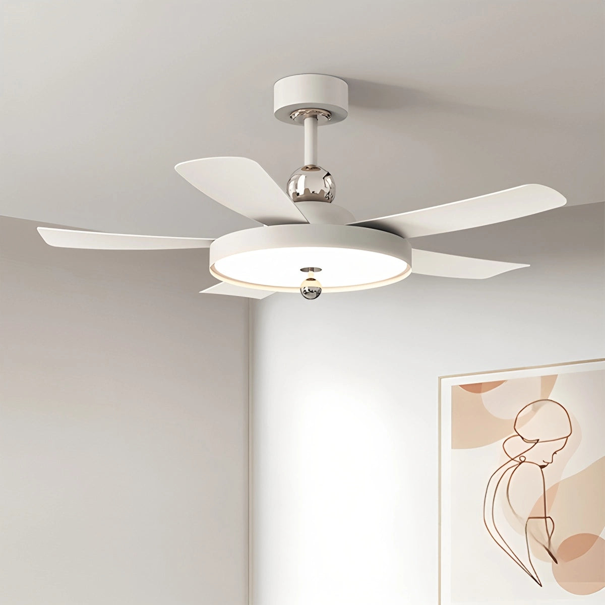 Antizer Silent Ceiling Fan with Light & Remote Control