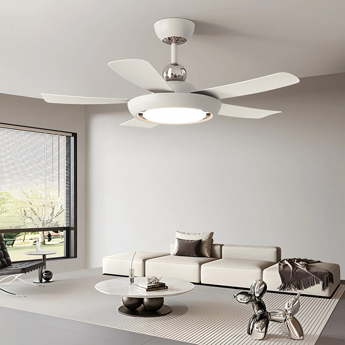 Antizer Silent Ceiling Fan with Light & Remote Control
