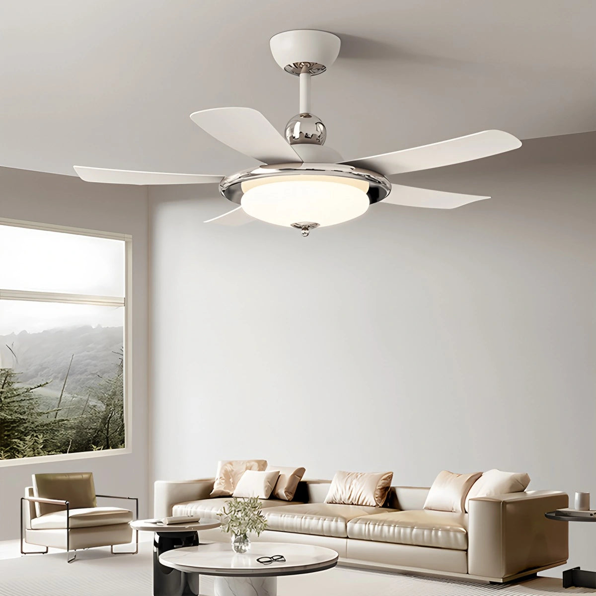 Antizer Silent Ceiling Fan with Light & Remote Control