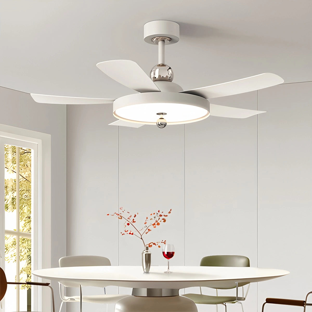 Antizer Silent Ceiling Fan with Light & Remote Control