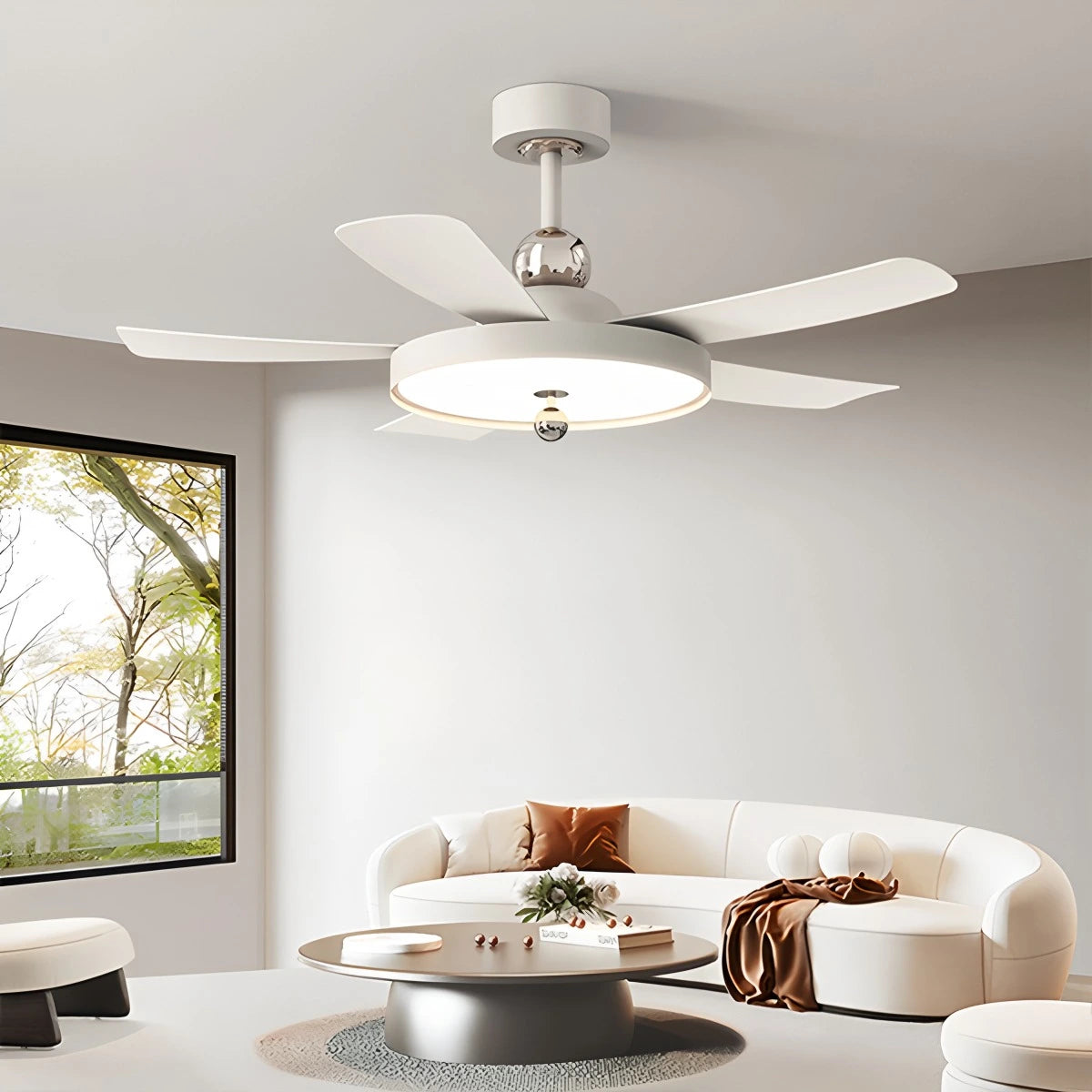 Antizer Silent Ceiling Fan with Light & Remote Control