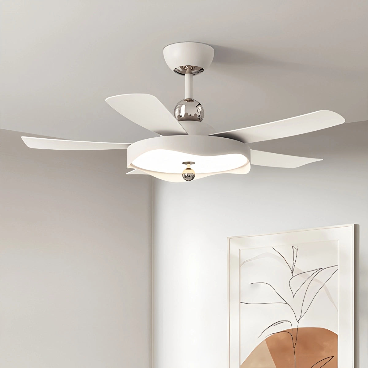 Antizer Silent Ceiling Fan with Light & Remote Control