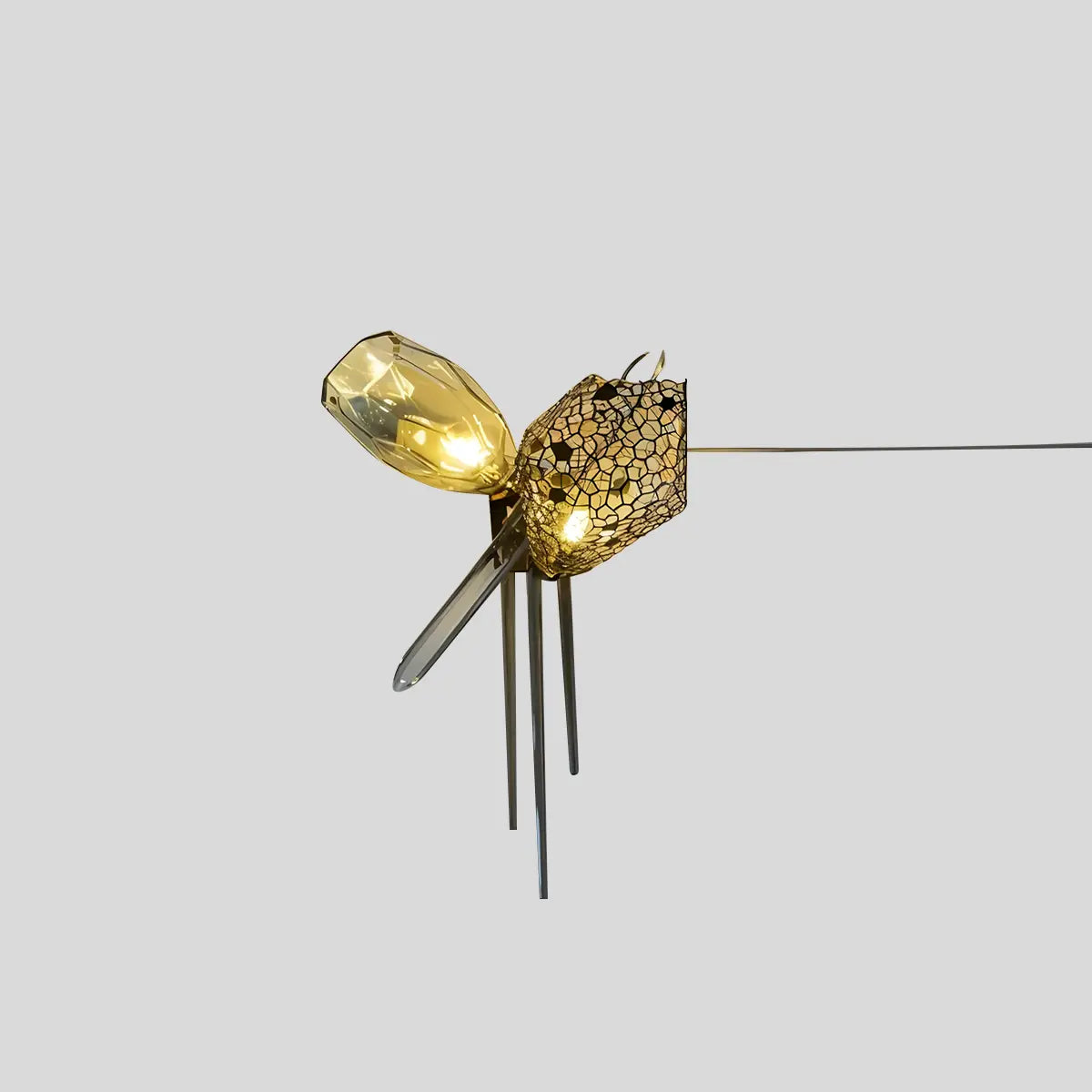 Antizer Kallisto Sculptural Glass Chandelier for Dining Room