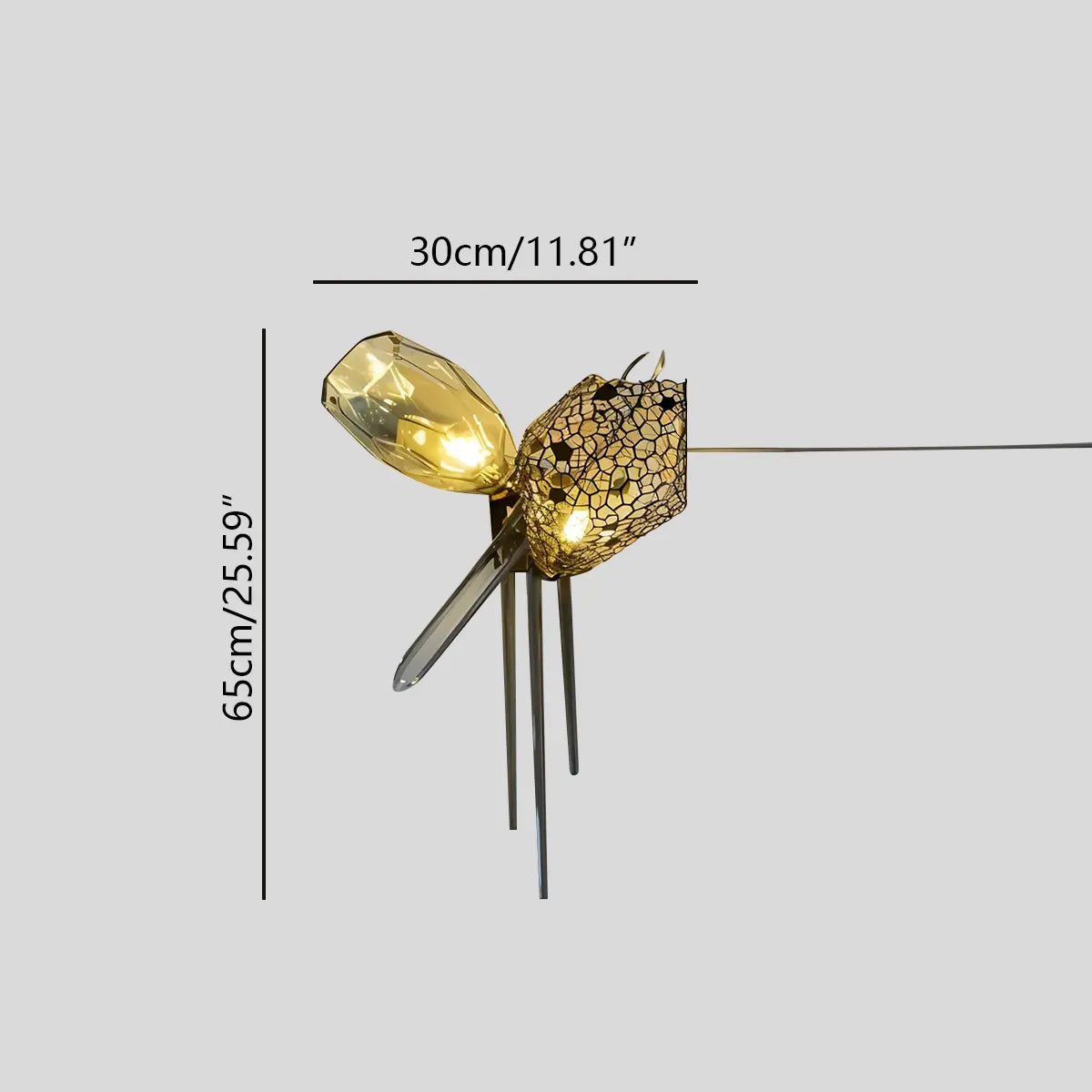 Antizer Kallisto Sculptural Glass Chandelier for Dining Room