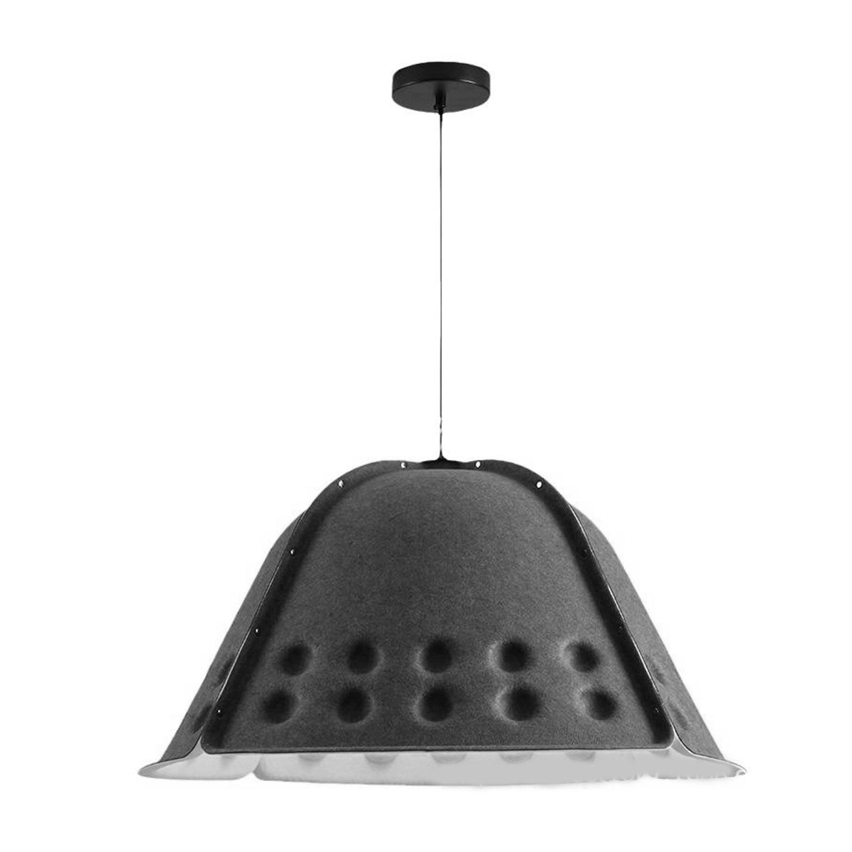 Antizer Clock Shaped Hot Pressed Acoustic Pendant Light