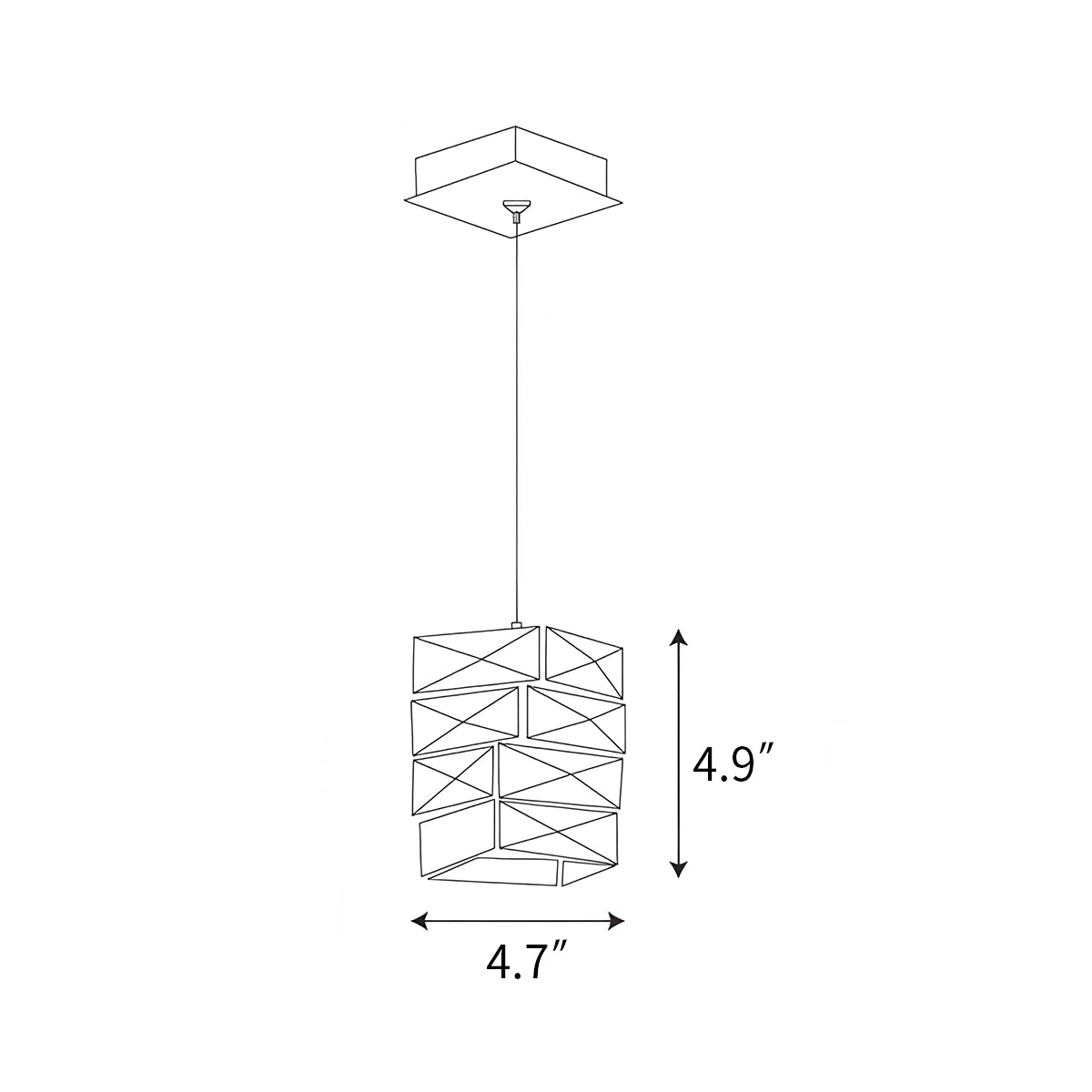 Antizer Leuchten Crystal Pendant Lamp for Dining Room