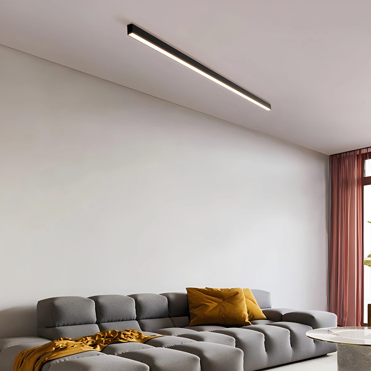 Dimmable Long Linear Ceiling Light