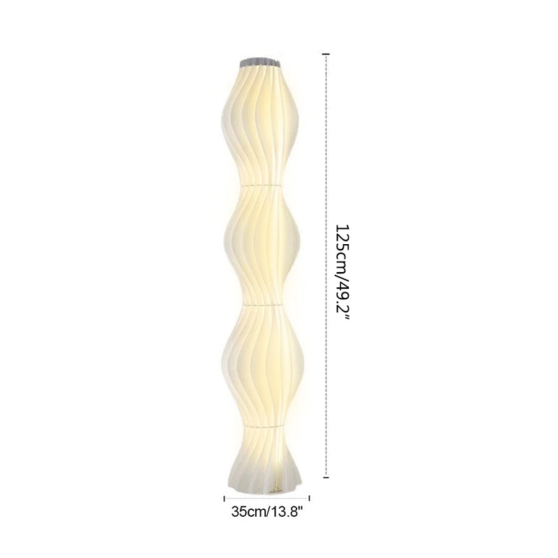 Wave Column Floor Lamp