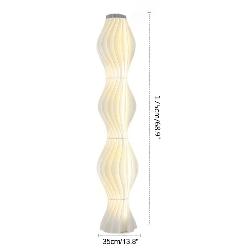 Wave Column Floor Lamp