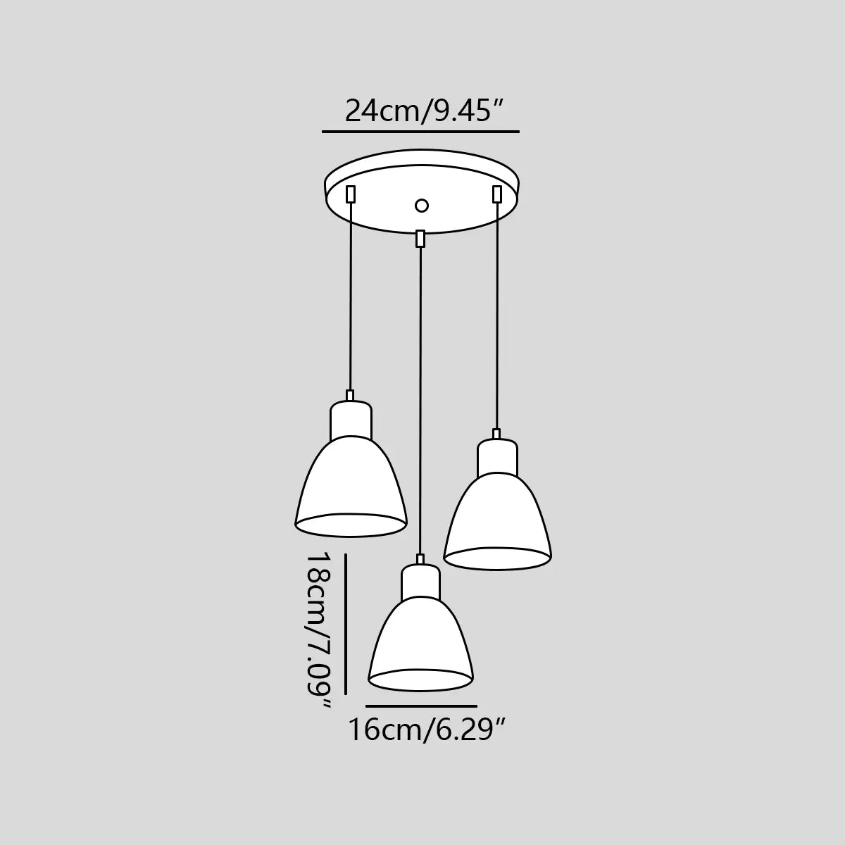 Antizer Colorato Aluminum Pendant Light for Kitchen