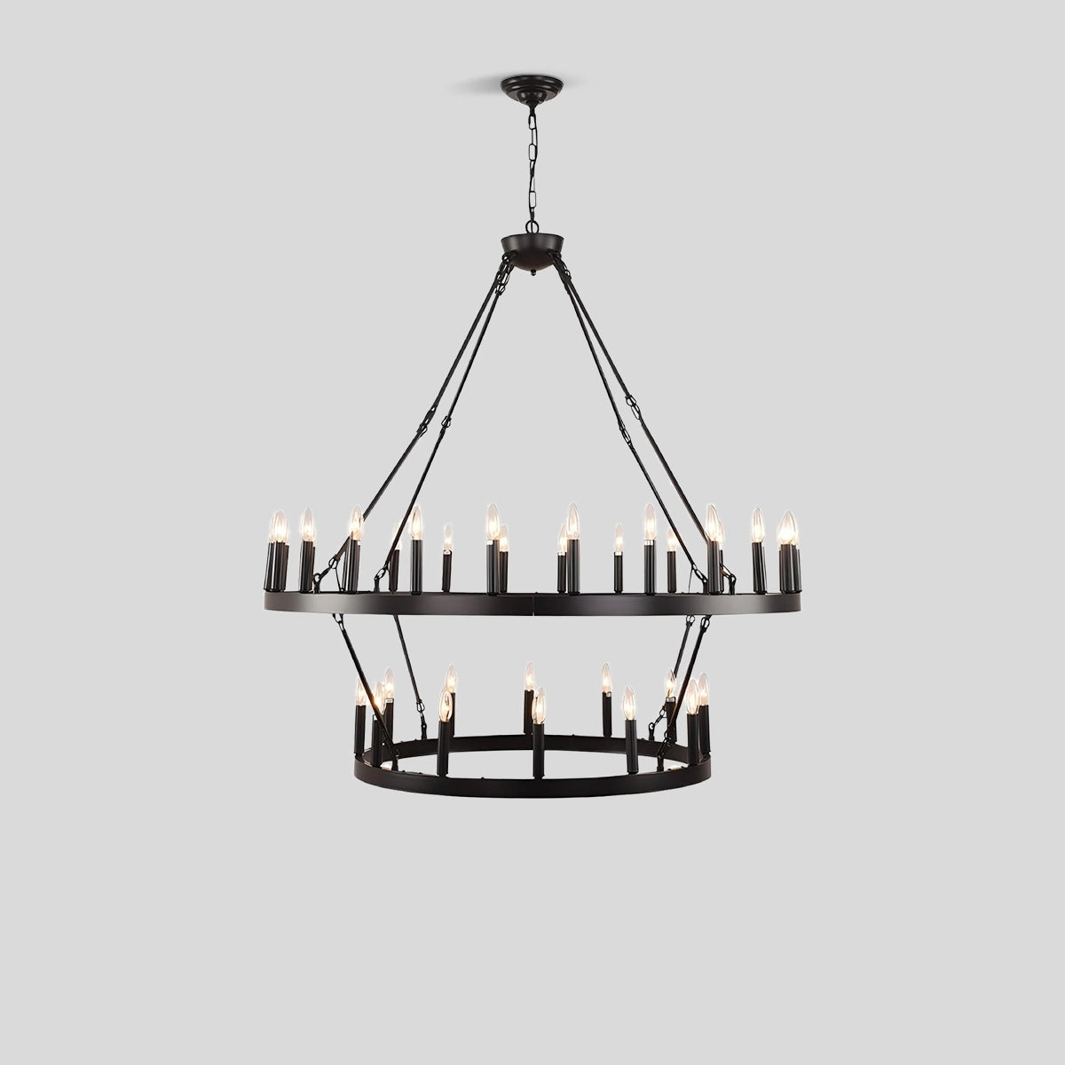 Antizer Candle Shaped Chandelier for Dining Room