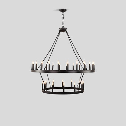 Antizer Candle Shaped Chandelier for Dining Room