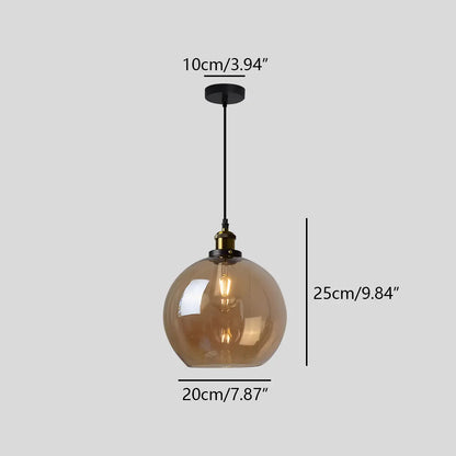 Antizer Mabel Glass Pendant Light for Kitchen Island