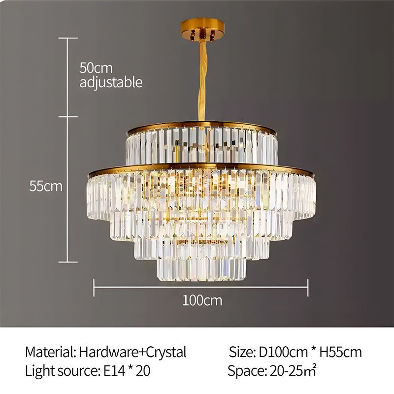 Light Luxury Crystal Chandelier