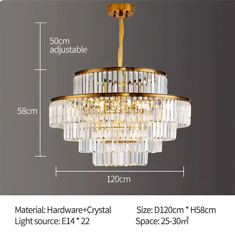 Light Luxury Crystal Chandelier