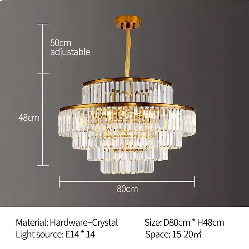 Light Luxury Crystal Chandelier