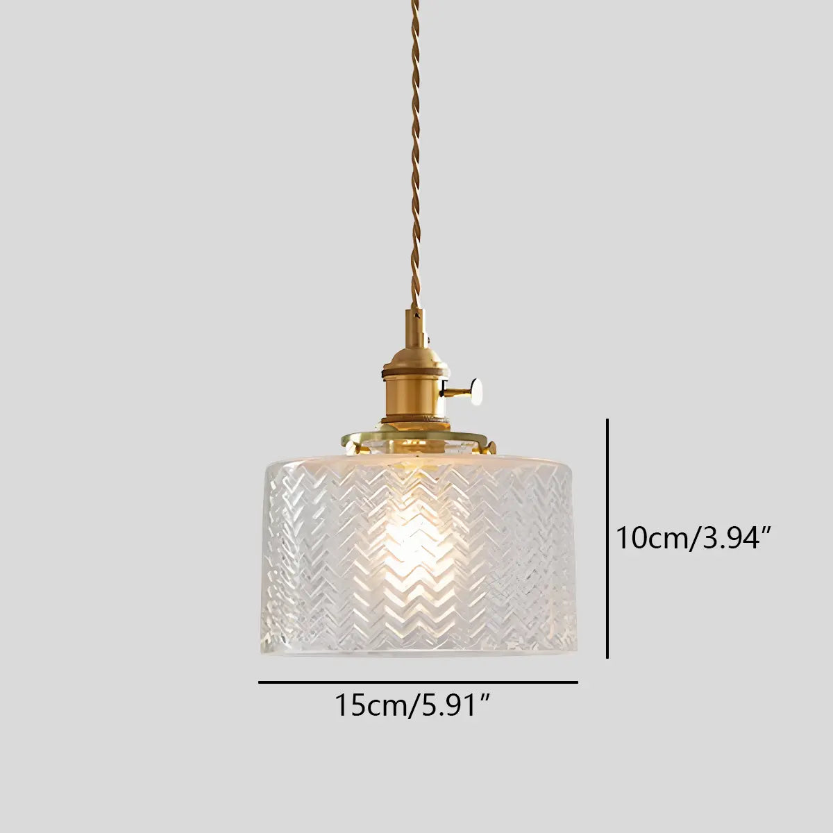 Antizer Isabel Glass Pendant Light for Kitchen Island