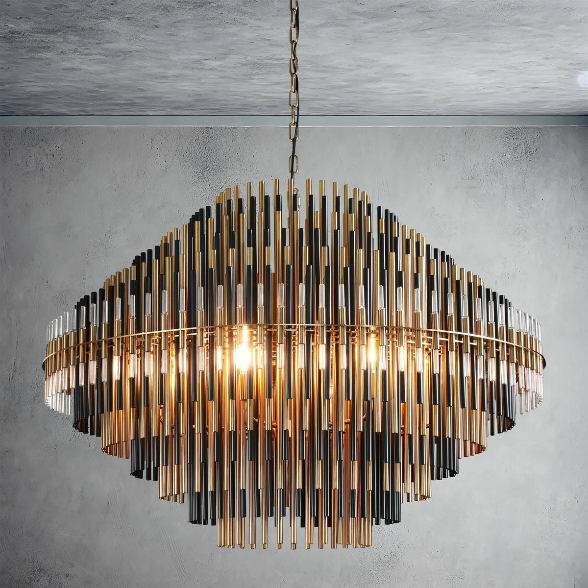 Antizer Emily Industrial Wind Round Chandelier