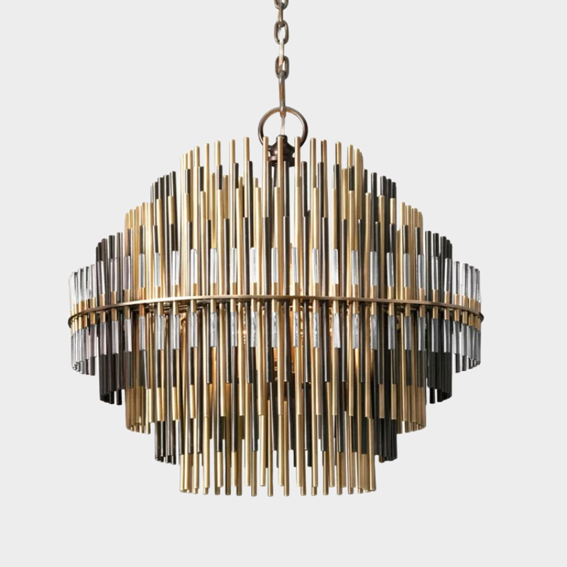 Antizer Emily Industrial Wind Round Chandelier