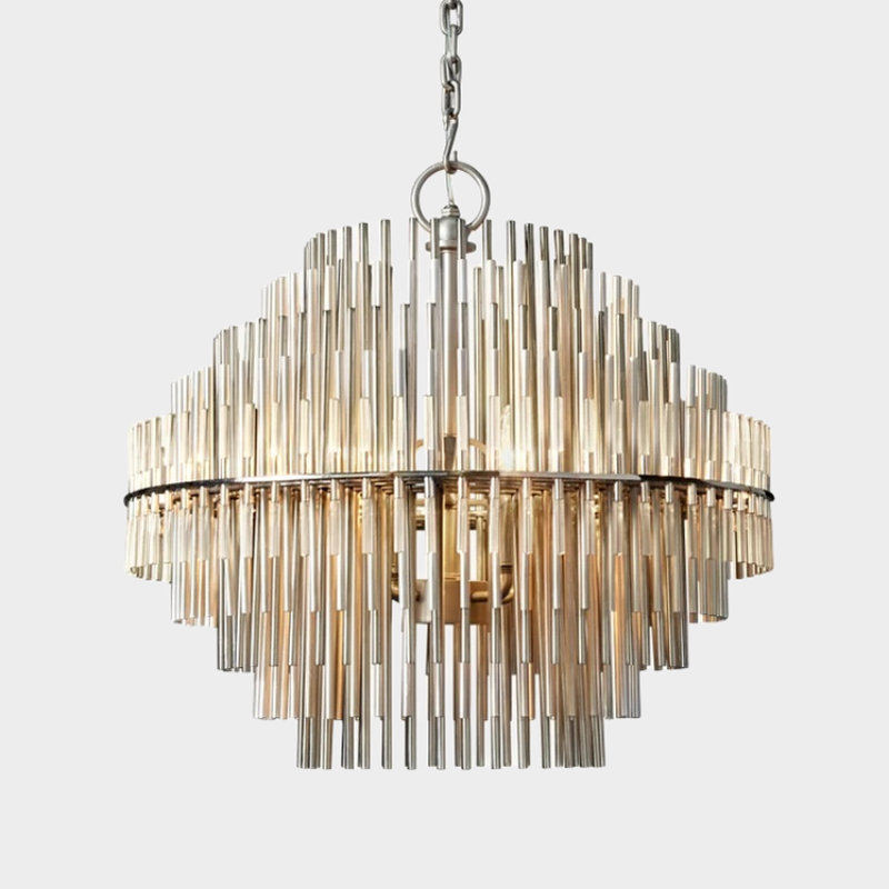Antizer Emily Industrial Wind Round Chandelier