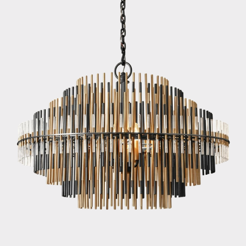 Antizer Emily Industrial Wind Round Chandelier