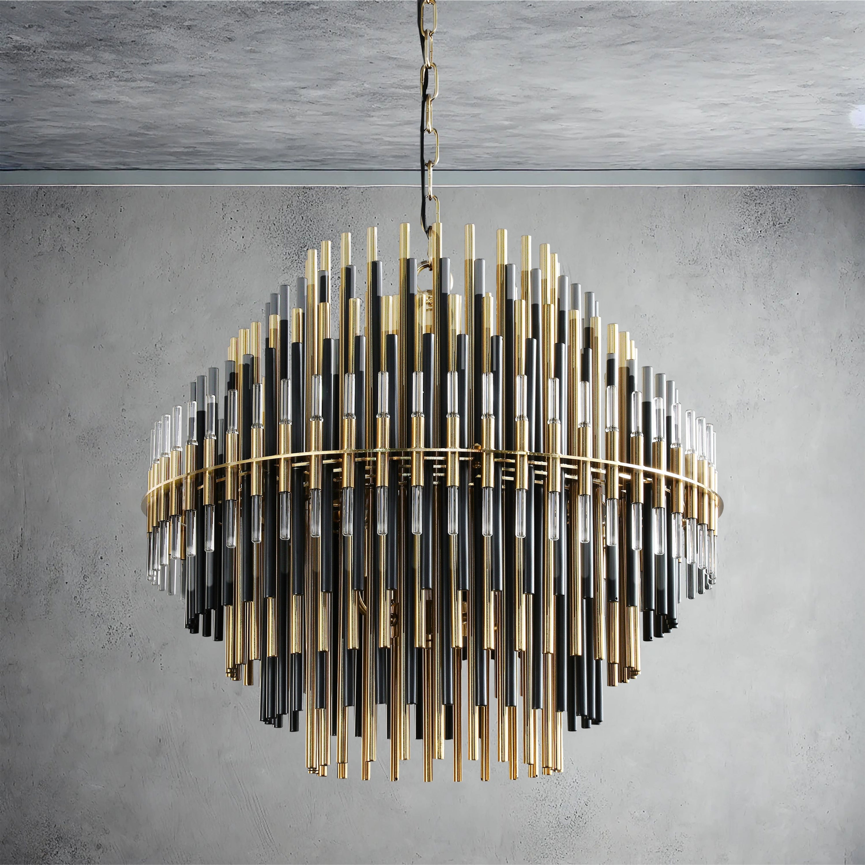 Antizer Emily Industrial Wind Round Chandelier