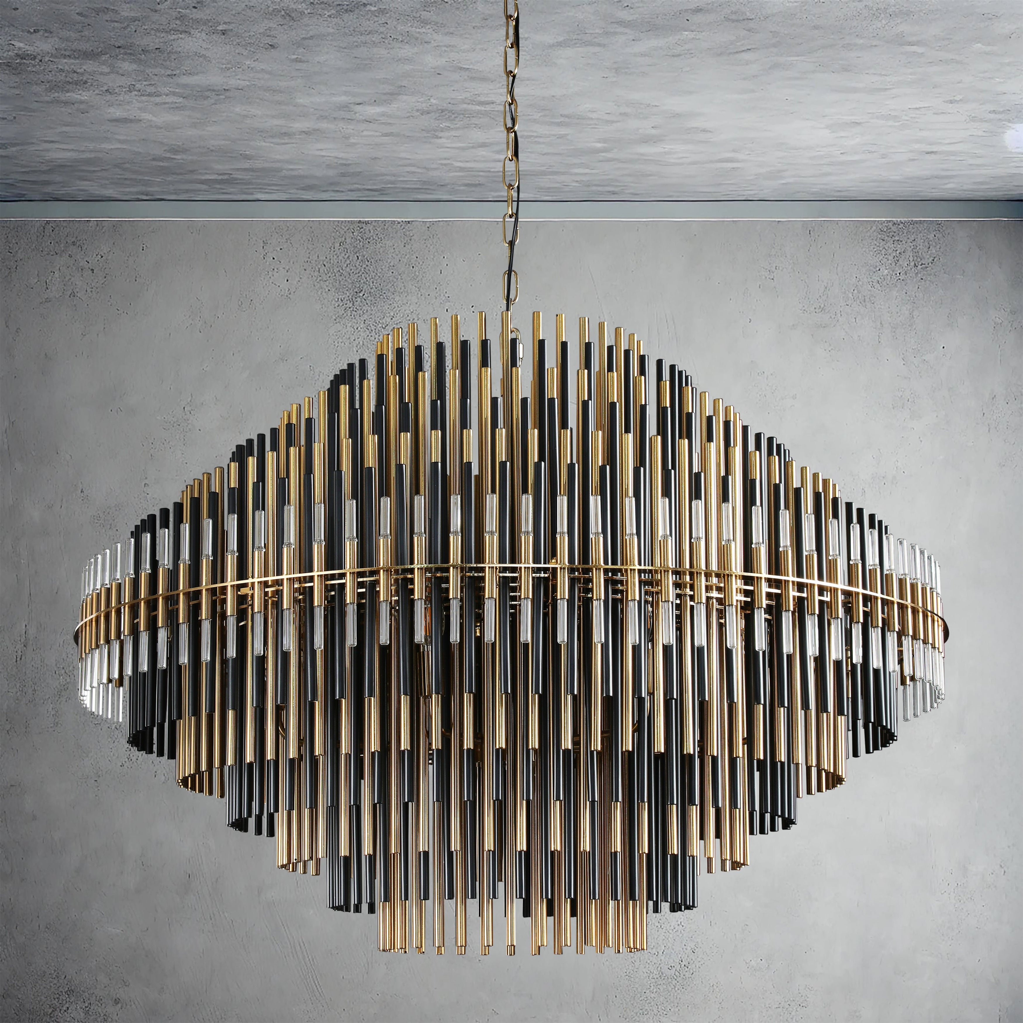 Antizer Emily Industrial Wind Round Chandelier