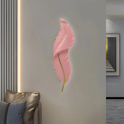 Antizer Feather Wall Lamp for Bedroom