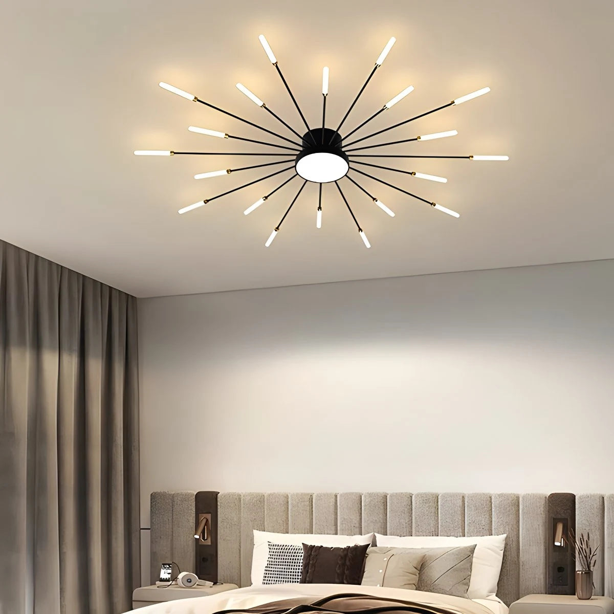 Antizer Fireworks Swirl Ceiling Light for Living Room
